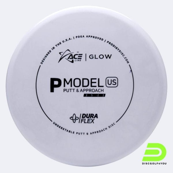 Prodigy Ace Line P US in weiss, im Duraflex GLOW Kunststoff und glow Spezialeffekt
