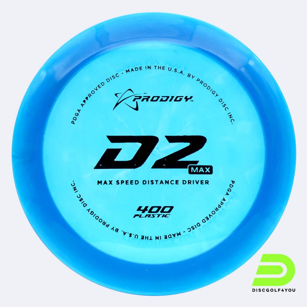 Prodigy D2 MAX in blau, im 400 Kunststoff und ohne Spezialeffekt
