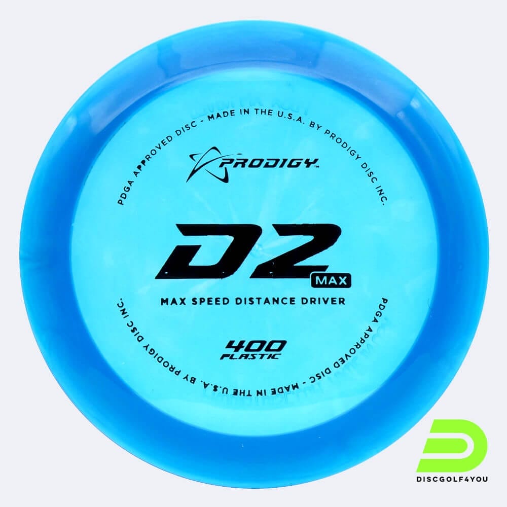 Prodigy D2 MAX in blue, 400 plastic