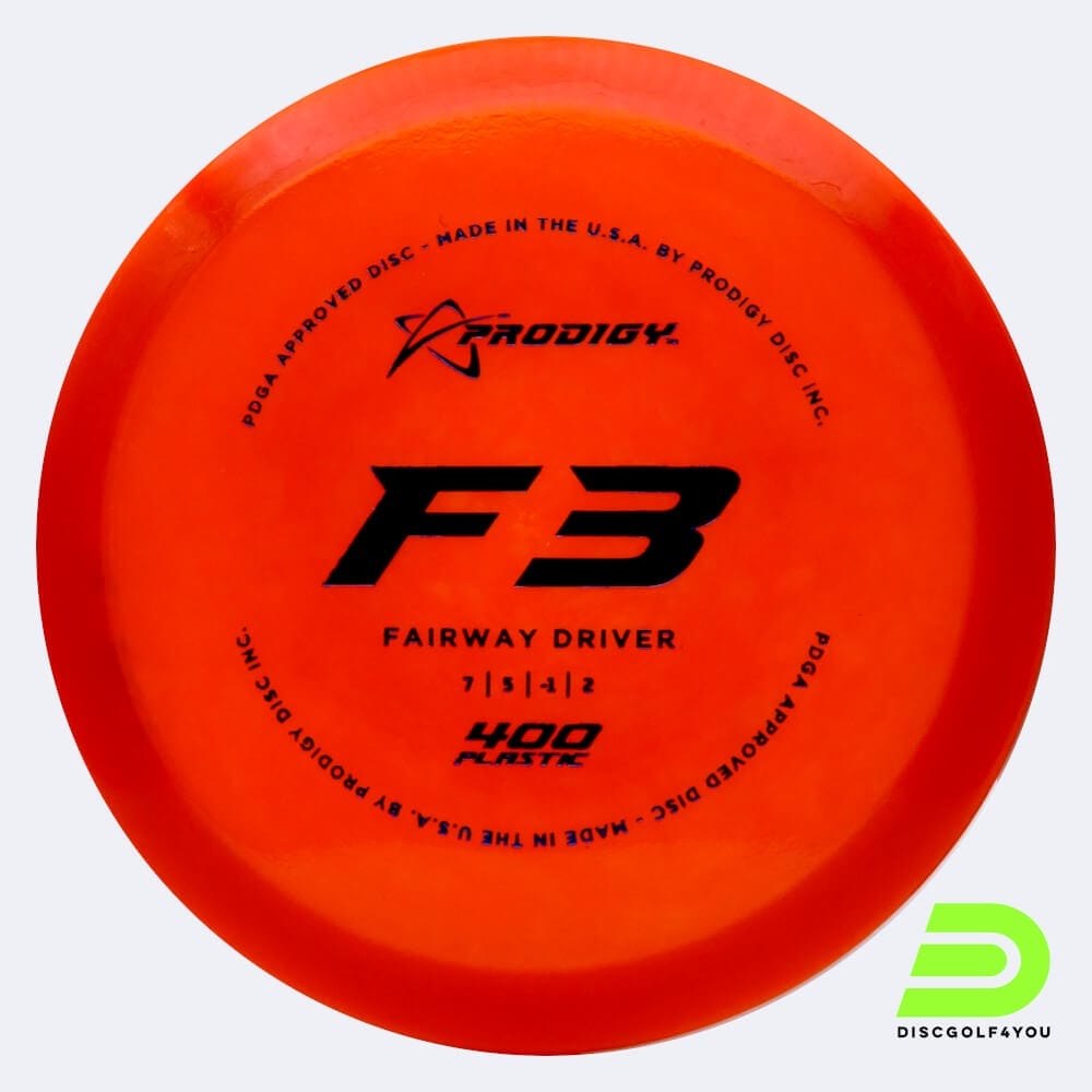 Prodigy F3 in orange, im 400 Kunststoff und ohne Spezialeffekt