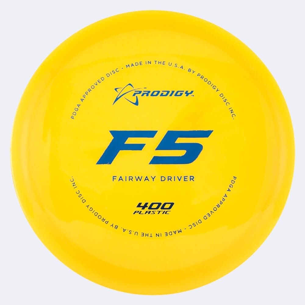 Prodigy F5 in gelb, im 400 Kunststoff und ohne Spezialeffekt