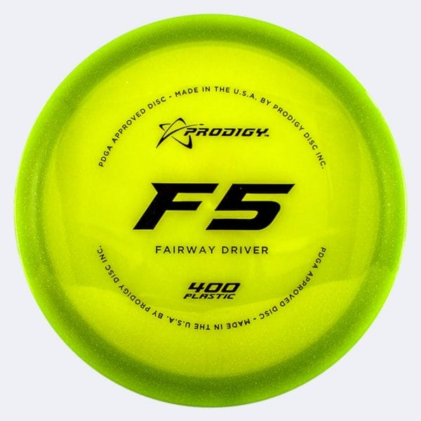Prodigy F5 in green, 400 plastic