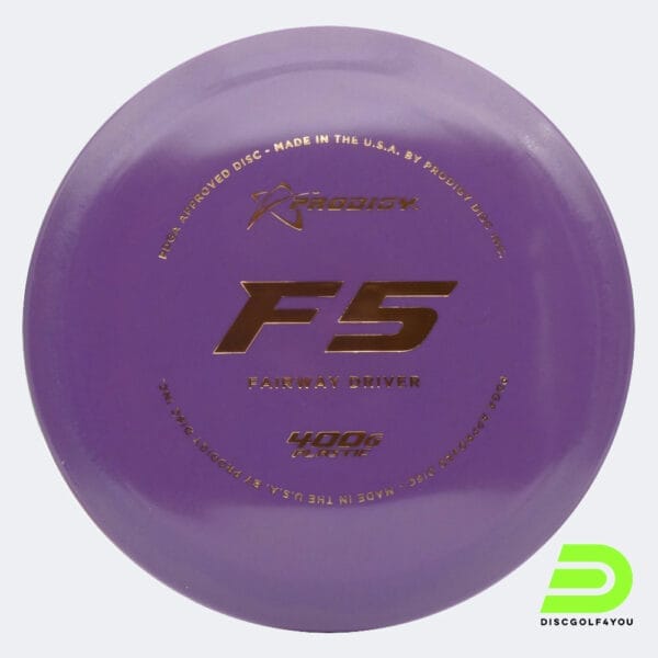 Prodigy F5 in violett, im 400G Kunststoff und ohne Spezialeffekt