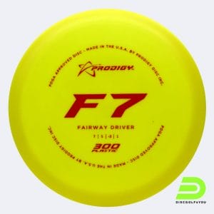 Prodigy F7 in gelb, im 300 Kunststoff und ohne Spezialeffekt