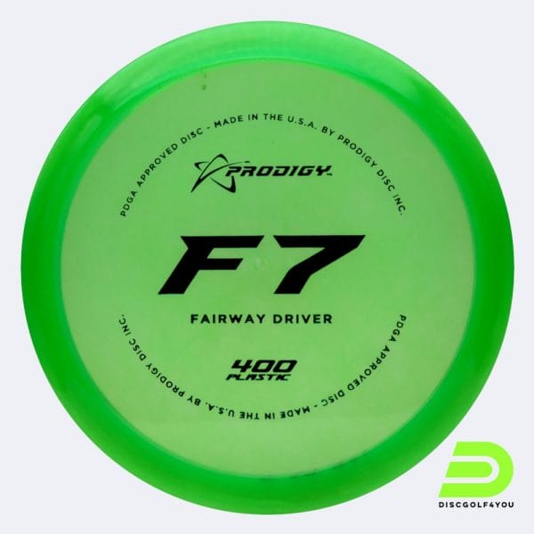 Prodigy F7 in green, 400 plastic
