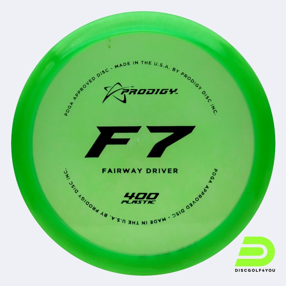 Prodigy F7 in grün, im 400 Kunststoff und ohne Spezialeffekt