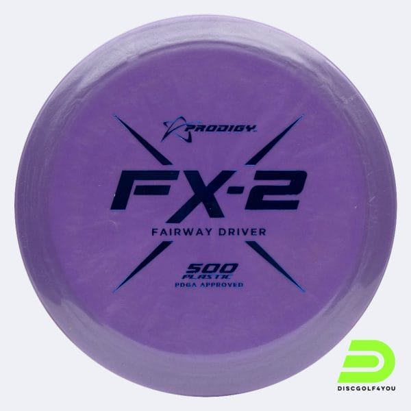 Prodigy FX-2 in purple, 500 plastic