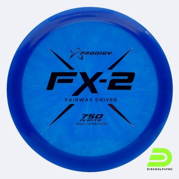 Prodigy FX-2 in blue, 750 plastic