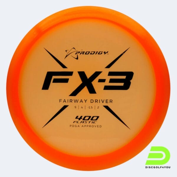 Prodigy FX-3 in classic-orange, 400 plastic