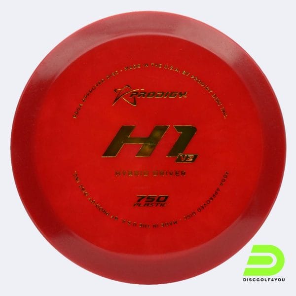 Prodigy H1 V2 in rot, im 750 Kunststoff und ohne Spezialeffekt