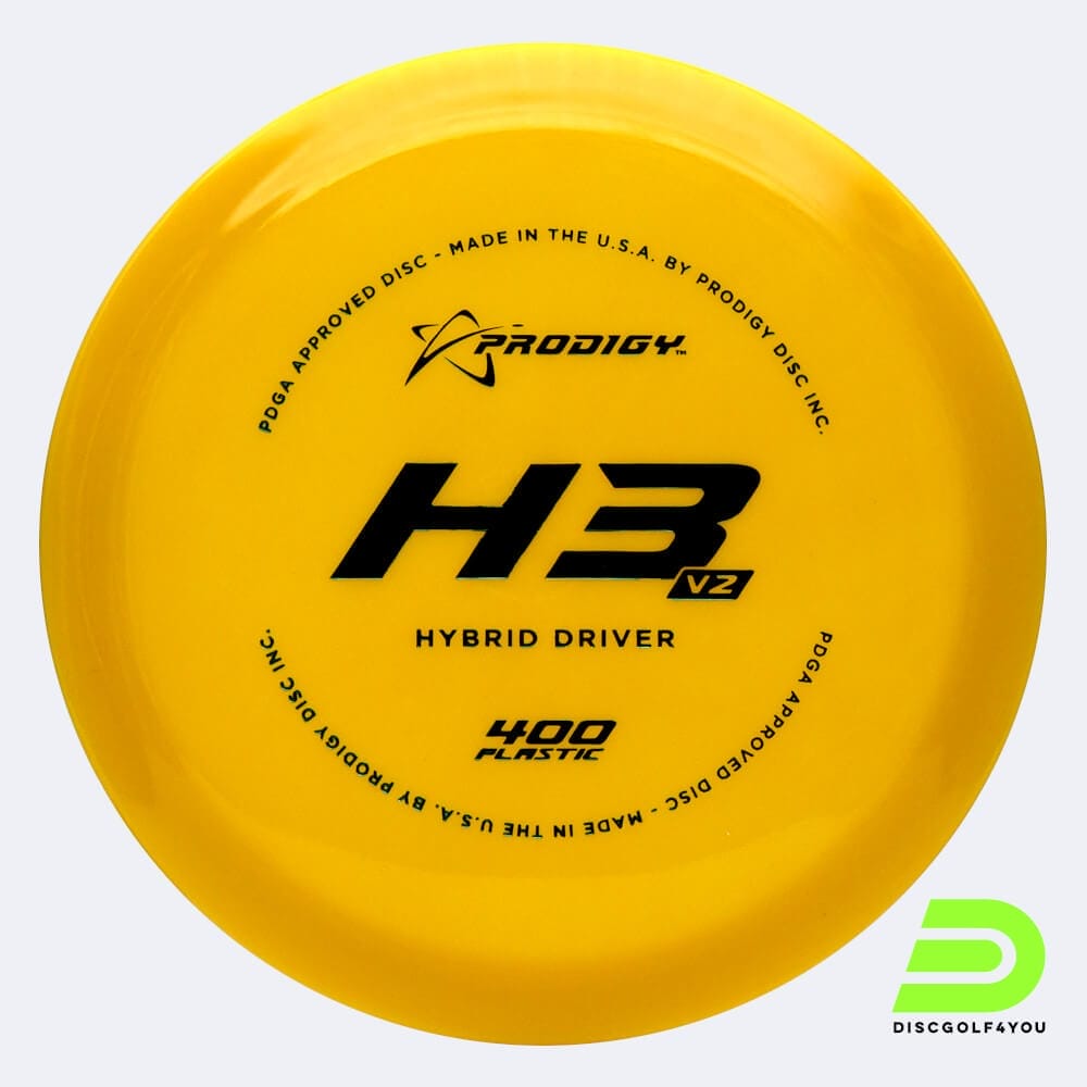 Prodigy H3 V2 in yellow, 500 plastic