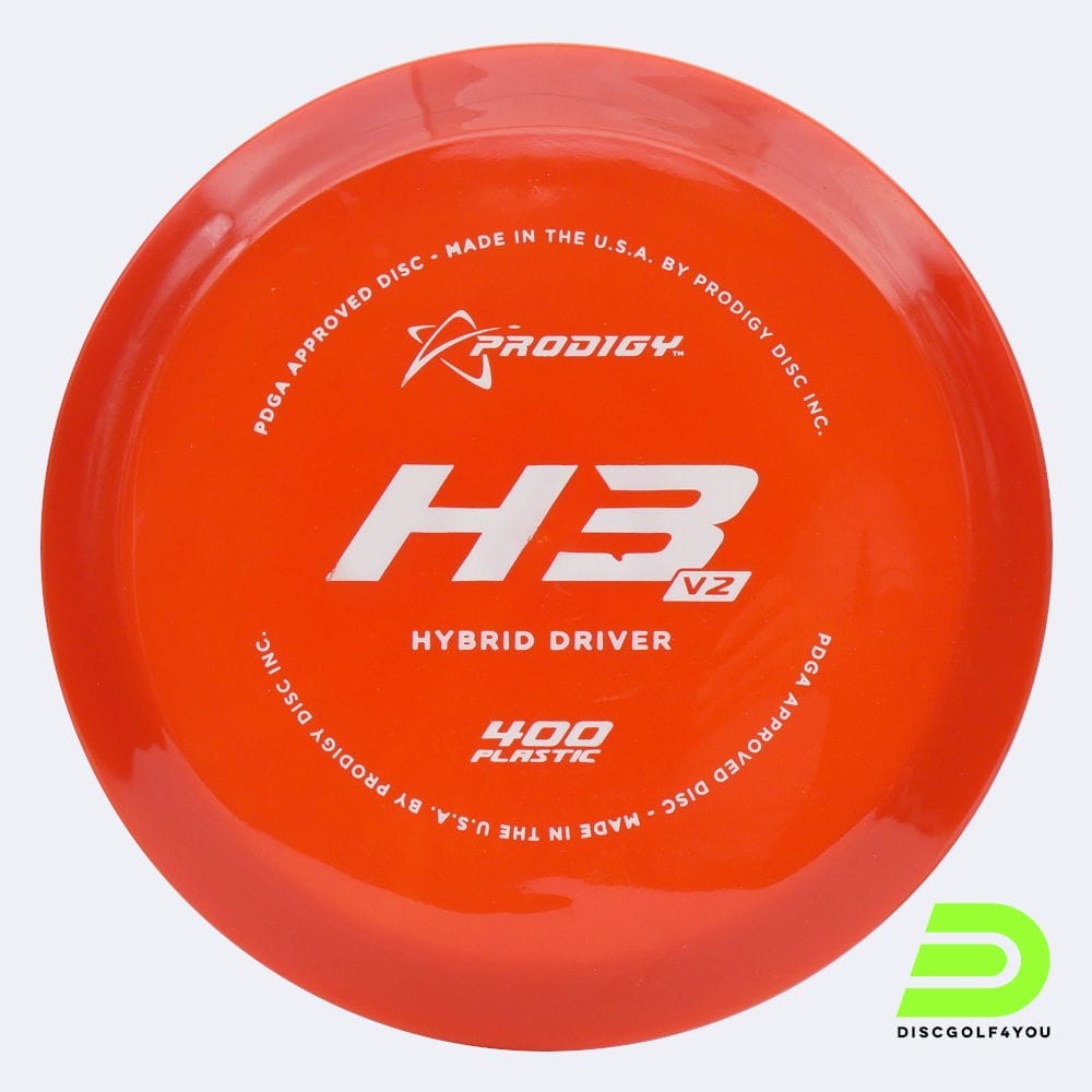 Prodigy H3 V2 in red, 400 plastic