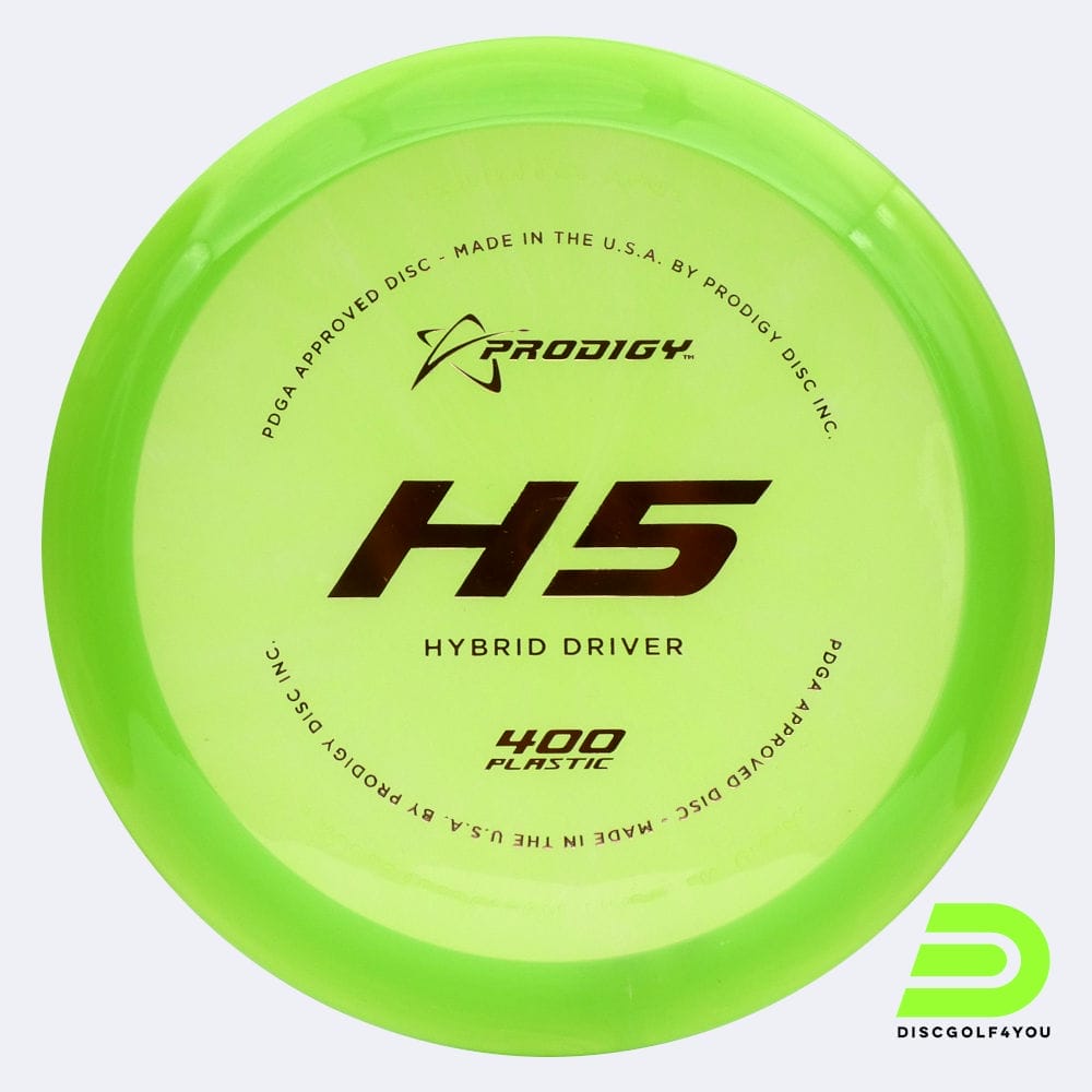 Prodigy H5 in green, 400 plastic