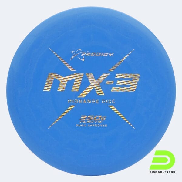 Prodigy MX-3 in blau, im 350G Kunststoff und ohne Spezialeffekt