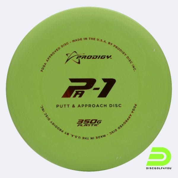 Prodigy PA-1 in grün, im 350G Kunststoff und ohne Spezialeffekt