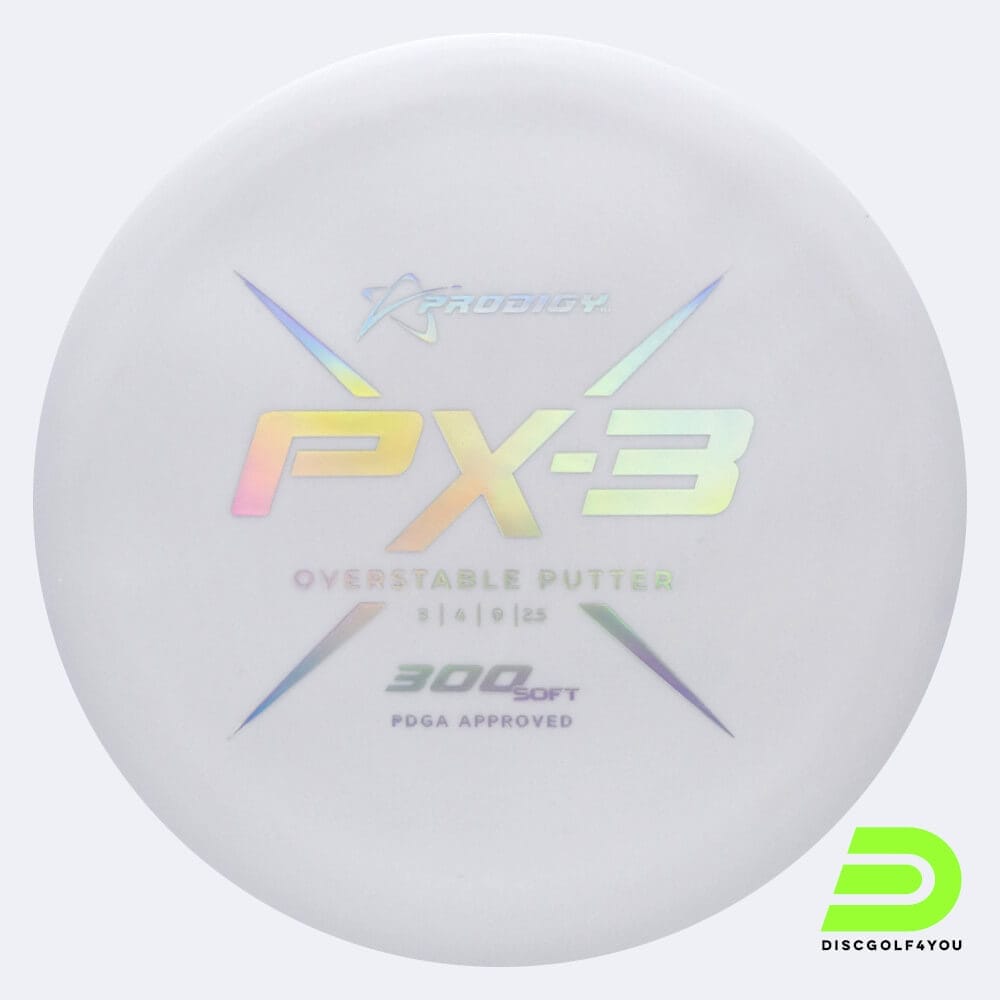 Prodigy PX-3 in weiss, im 300 Soft Kunststoff und ohne Spezialeffekt