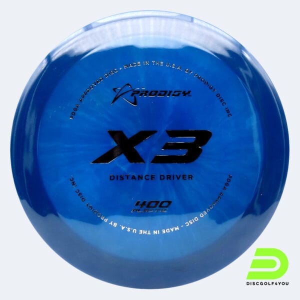 Prodigy X3 in blue, 400 plastic