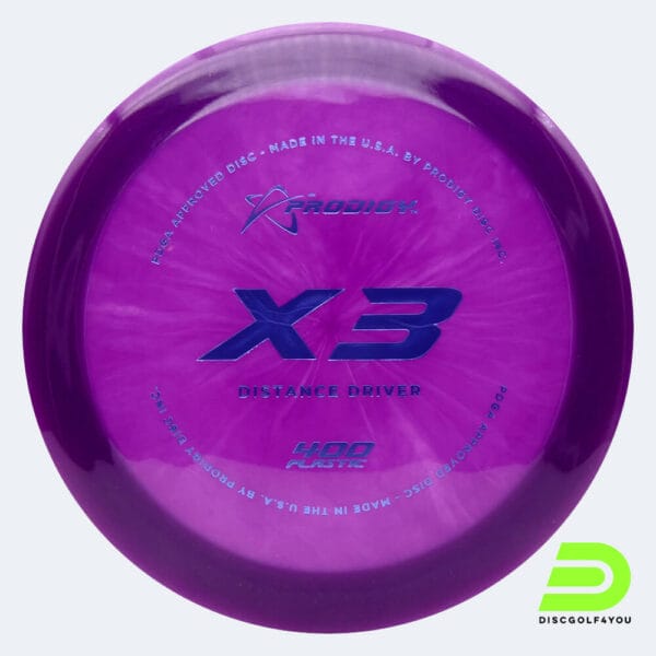 Prodigy X3 in purple, 400 plastic