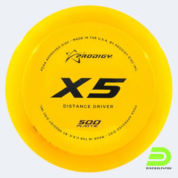 Prodigy X5 in orange, im 500 Kunststoff und ohne Spezialeffekt