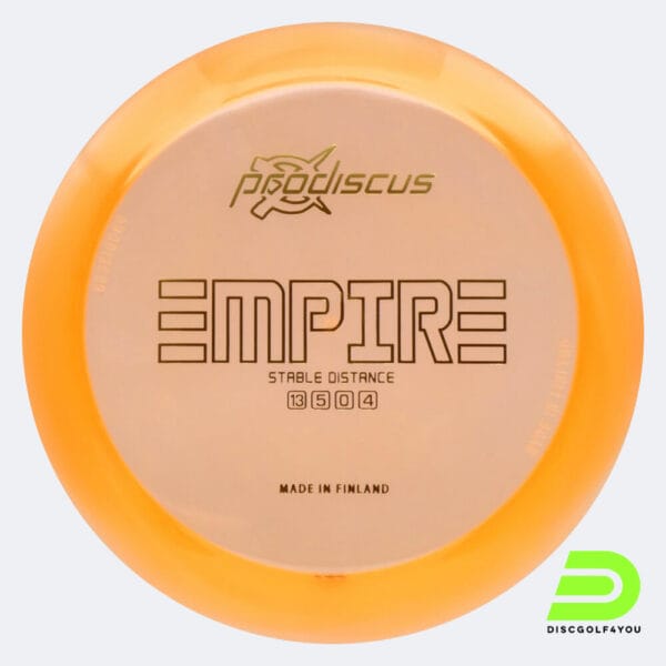 Prodiscus Empire in orange, im Premium Kunststoff und ohne Spezialeffekt