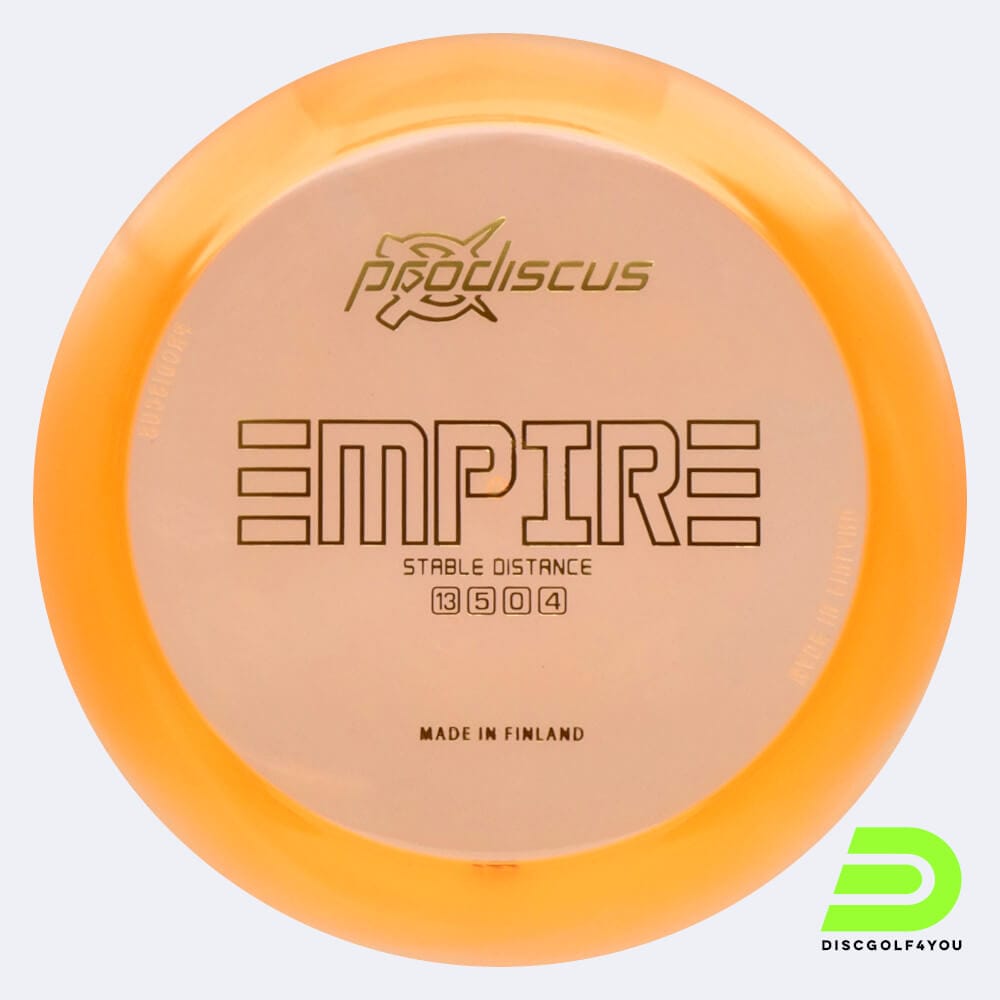 Prodiscus Empire in orange, im Premium Kunststoff und ohne Spezialeffekt
