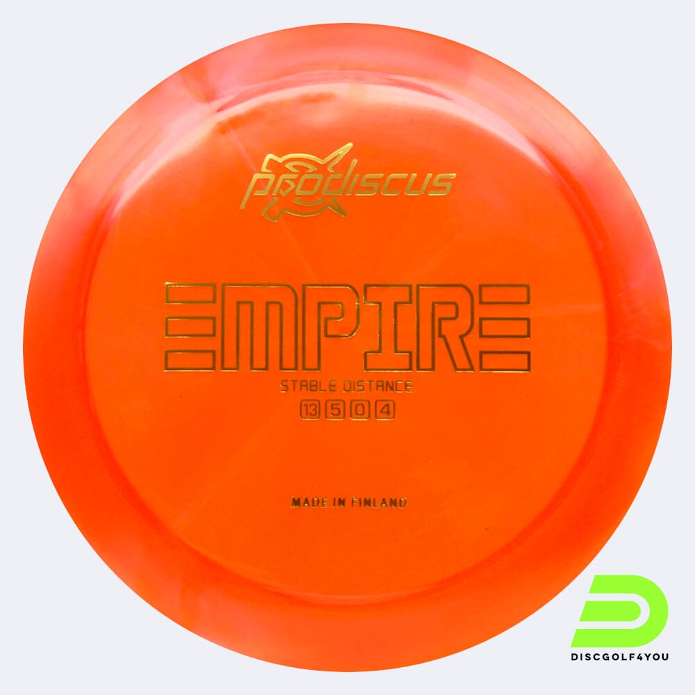 Prodiscus Empire in rot, im Premium Kunststoff und ohne Spezialeffekt