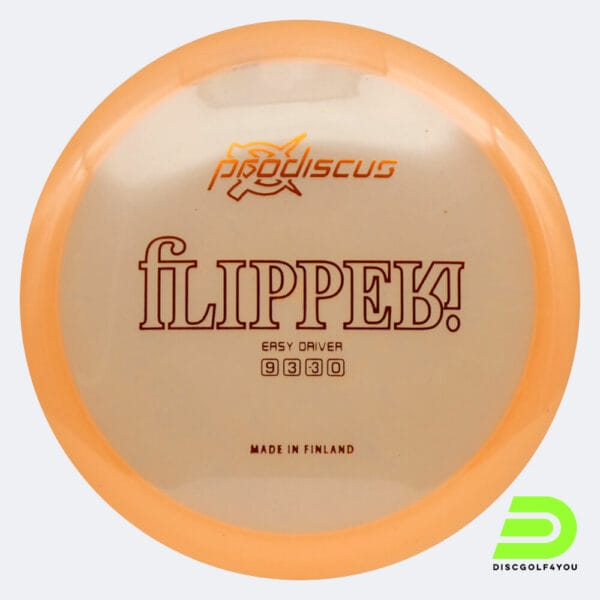 Prodiscus Flipperi in classic-orange, premium plastic