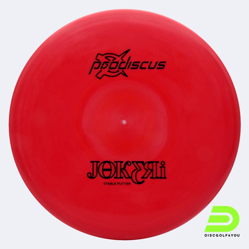 Prodiscus Jokeri in red, basic plastic