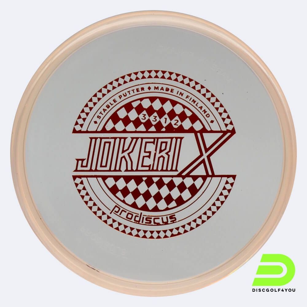 Prodiscus JokeriX in crystal-clear, premium plastic