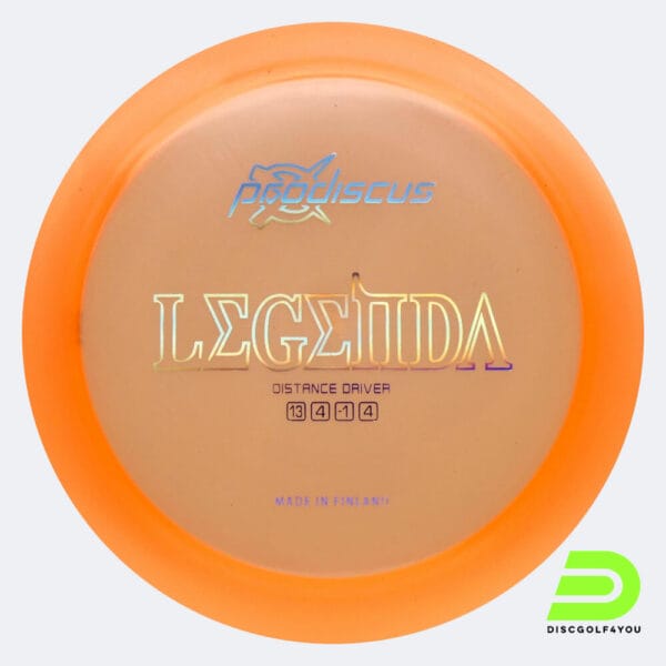 Prodiscus Legenda in classic-orange, premium plastic