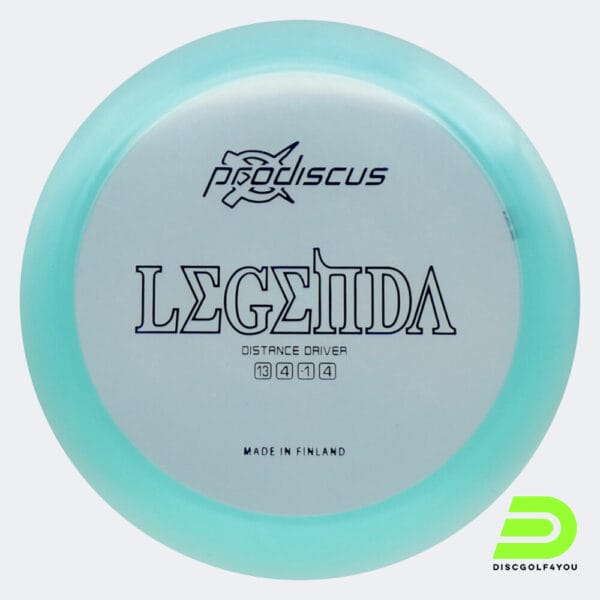 Prodiscus Legenda in turquoise, premium plastic