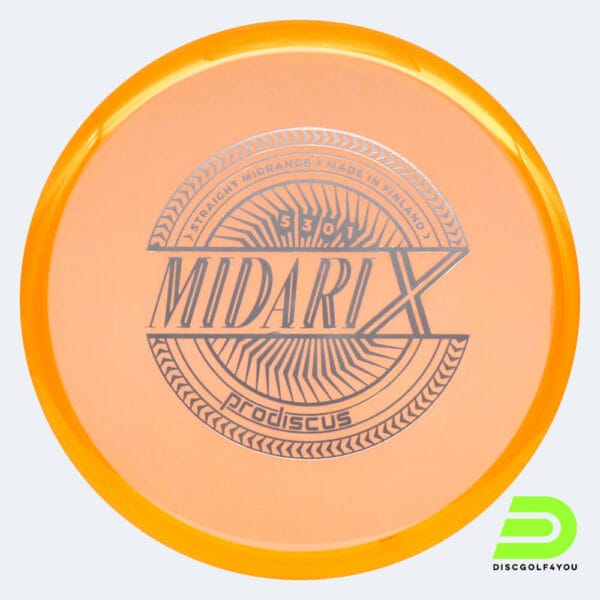 Prodiscus MidariX in orange, im Premium Kunststoff und ohne Spezialeffekt