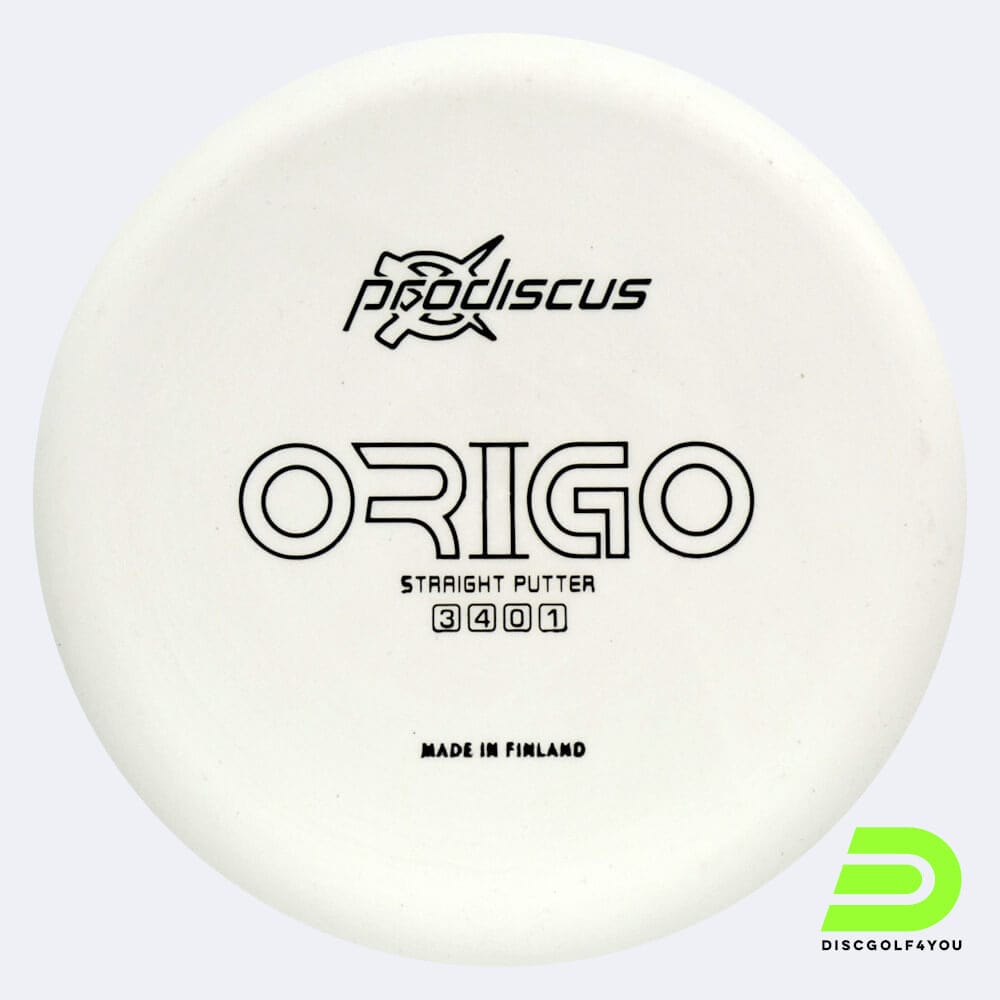 Prodiscus Origo in white, basic plastic Prodiscus Origo in white, basic plastic