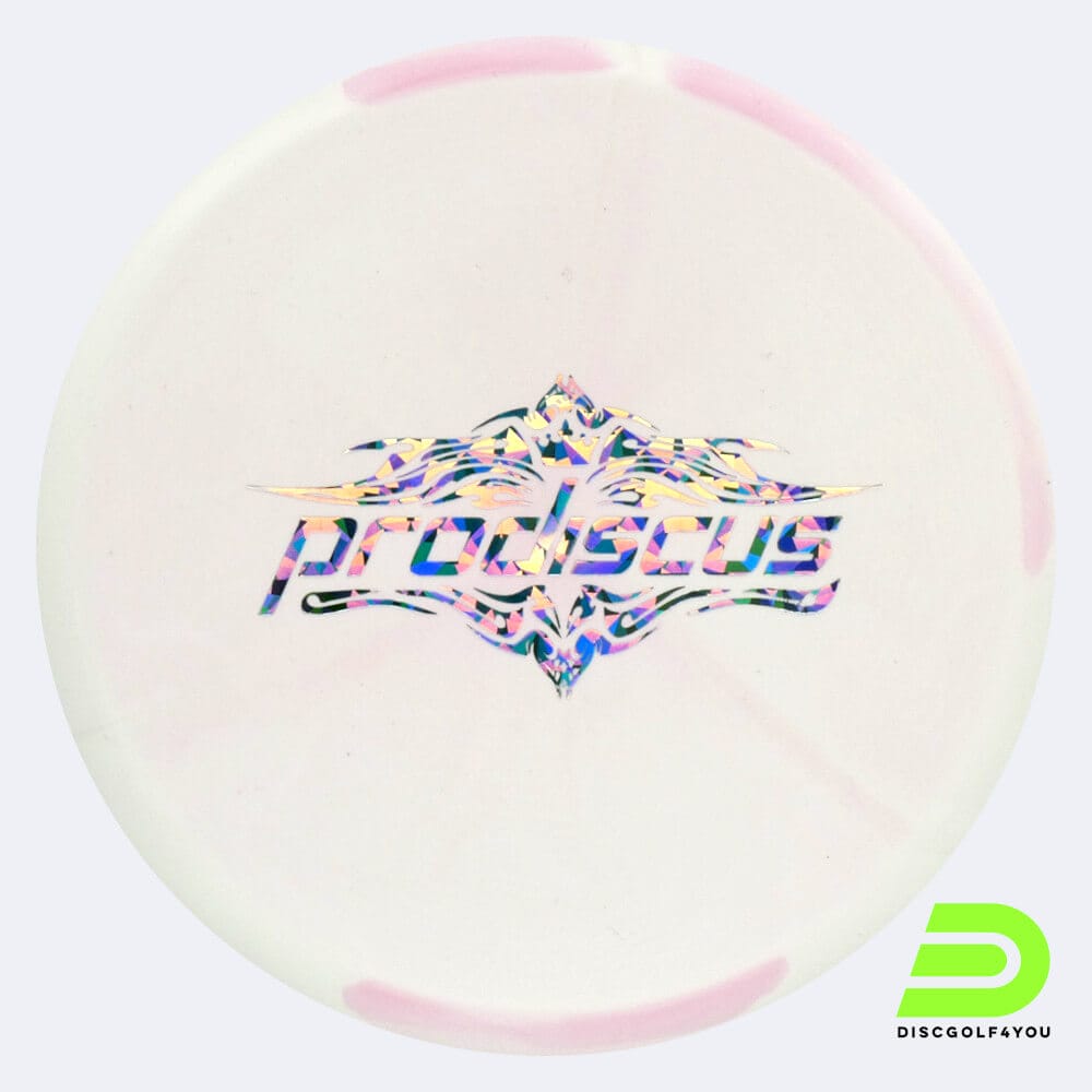 Prodiscus Pyramid in white, basic plastic and burst effect