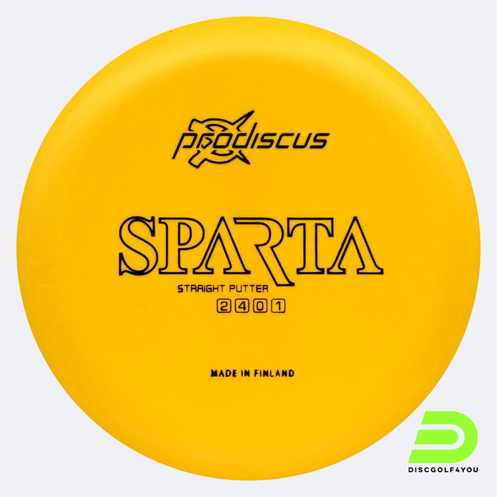 Prodiscus Sparta in yellow, basic hard plastic