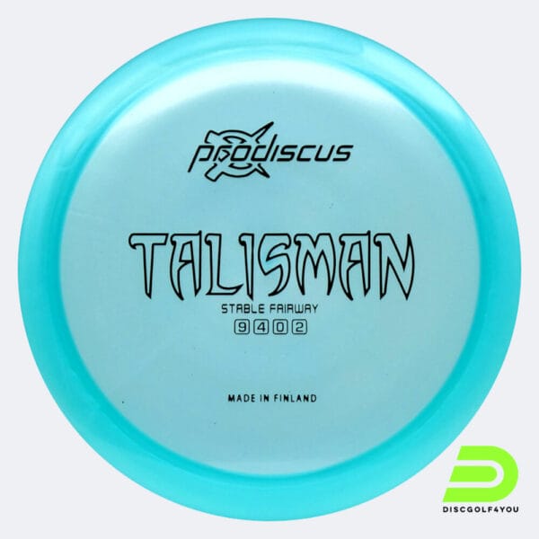 Prodiscus Talisman in turquoise, premium plastic