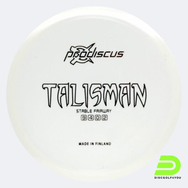 Prodiscus Talisman in white, ultrium plastic