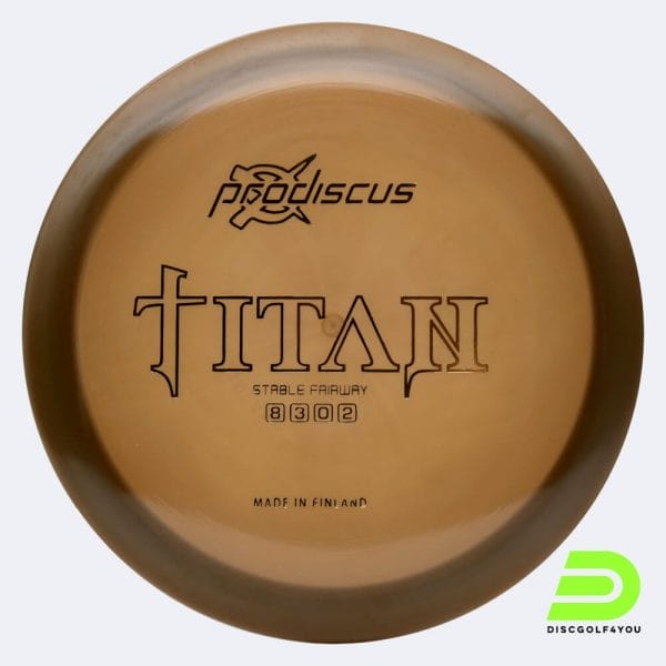 Prodiscus Titan in brown, platinium plastic