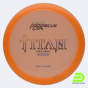 Prodiscus Titan in classic-orange, premium plastic