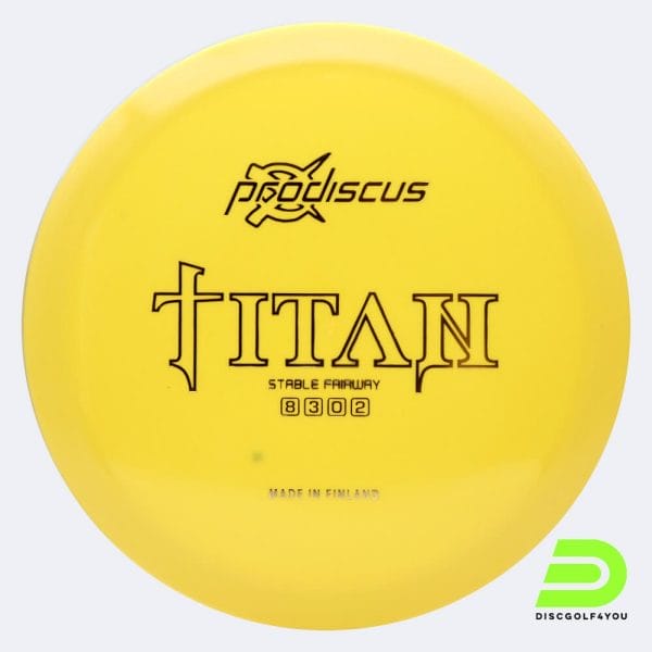 Prodiscus Titan in gelb, im Ultrium Kunststoff und ohne Spezialeffekt