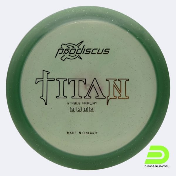 Prodiscus Titan in green, ultrium plastic