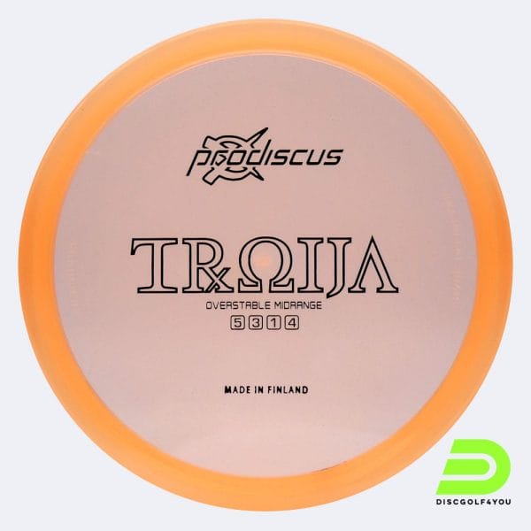 Prodiscus Troija in orange, im Premium Kunststoff und ohne Spezialeffekt