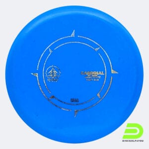 Stokely Discs Cardinal in blue, thermo plastic plastic and first run effect