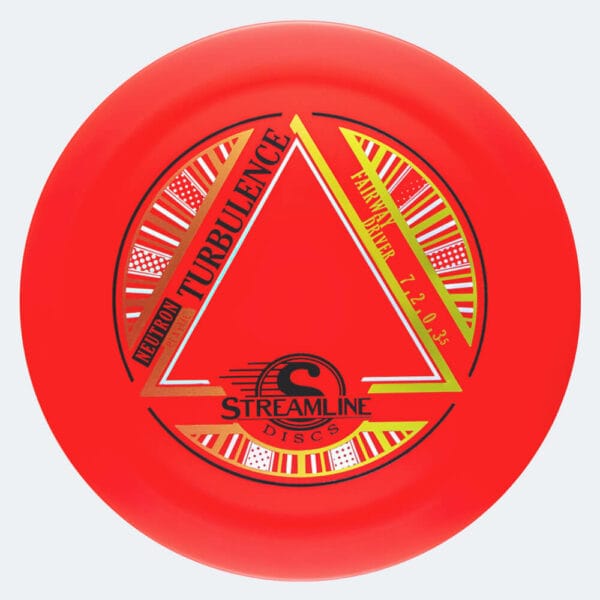 Streamline Turbulence in red, neutron plastic