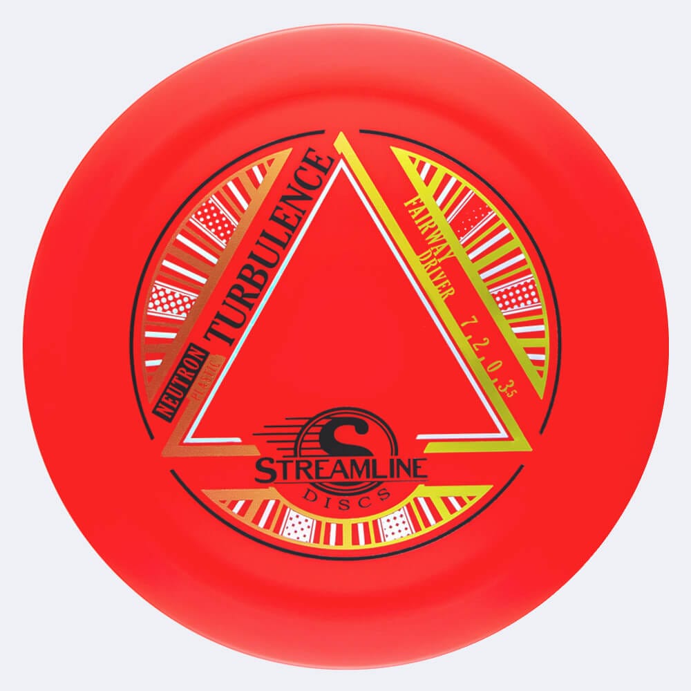 Streamline Turbulence in red, neutron plastic