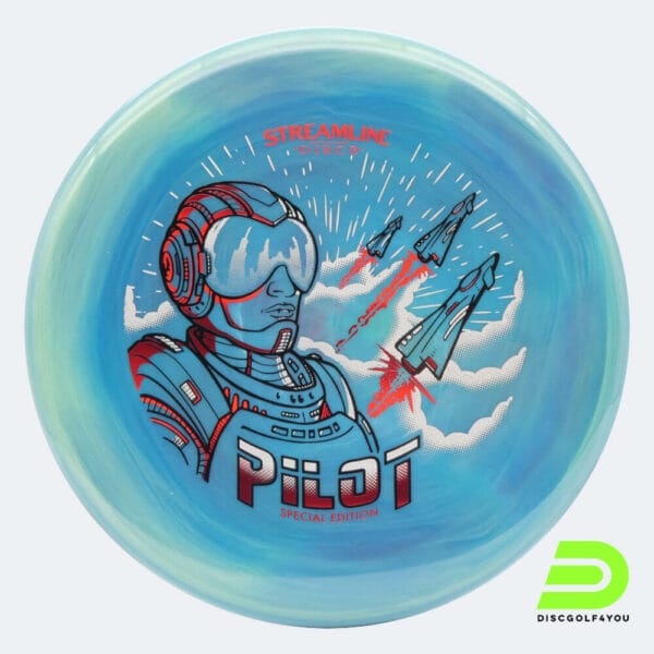 Streamline Pilot Special Edition in blau, im Neutron Kunststoff und burst Spezialeffekt