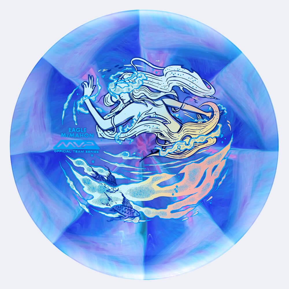 Streamline Range Eagle McMahon Team Series in blau, im Cosmic Neutron Kunststoff und burst Spezialeffekt