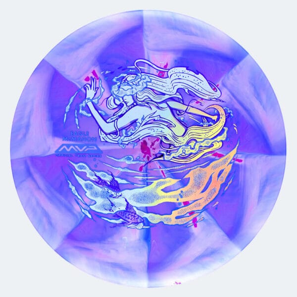 Streamline Range Eagle McMahon Team Series in white-purple, cosmic neutron plastic and burst effect