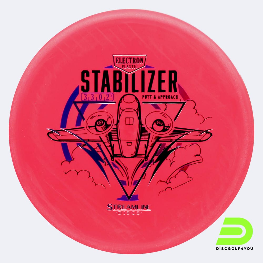 Streamline Stabilizer in red, electron plastic