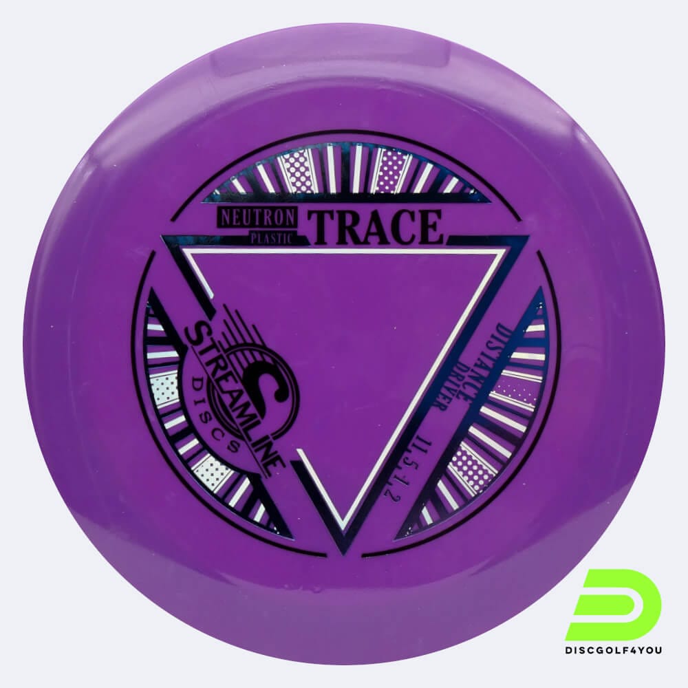 Streamline Trace in purple, neutron plastic